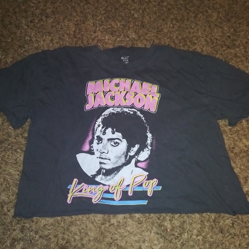 Michale jackson crop top.